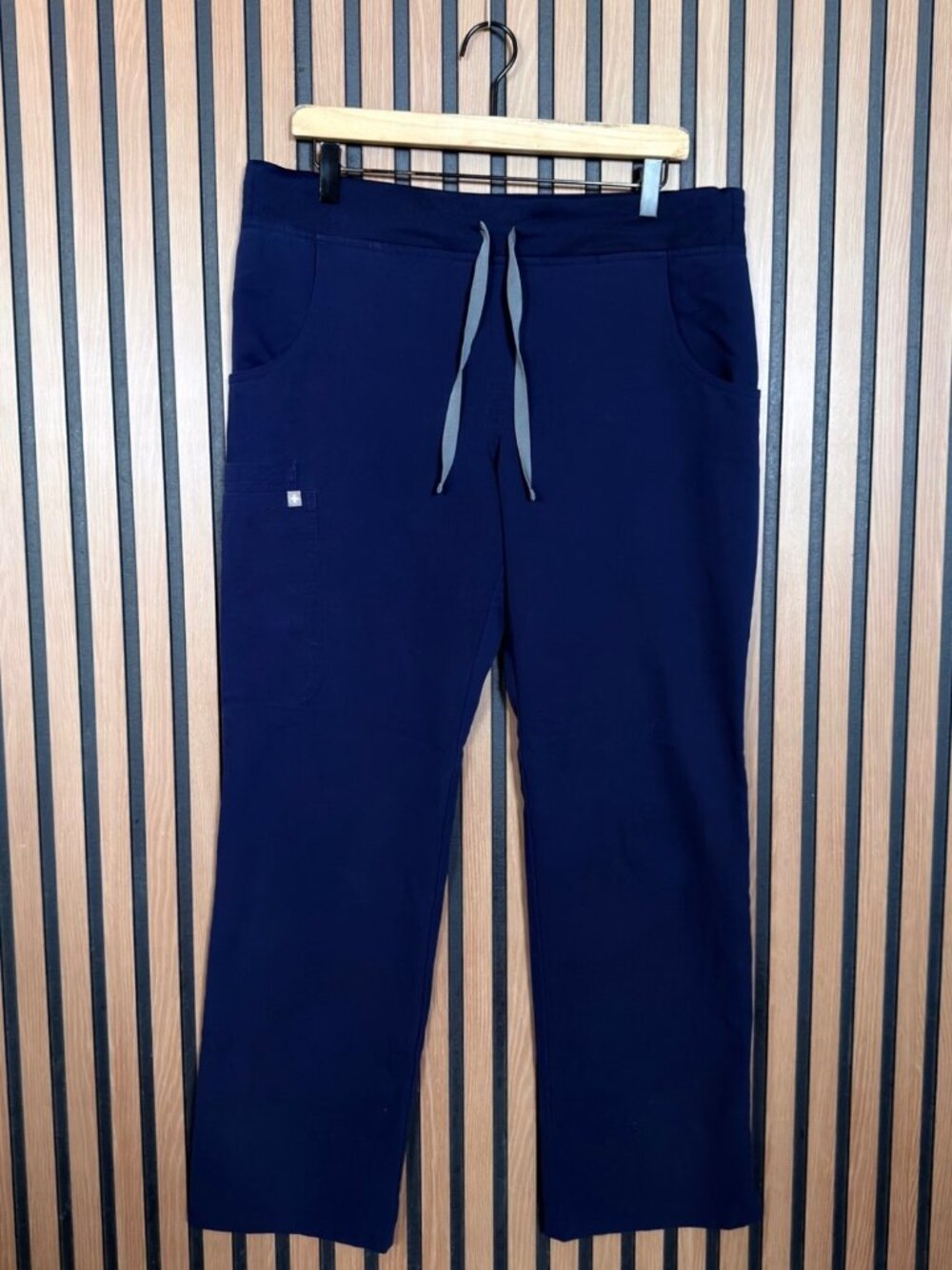 Figs Uniform Pants Medium Womens Blue Navy Kade Cargo Scrub Bottoms Medical